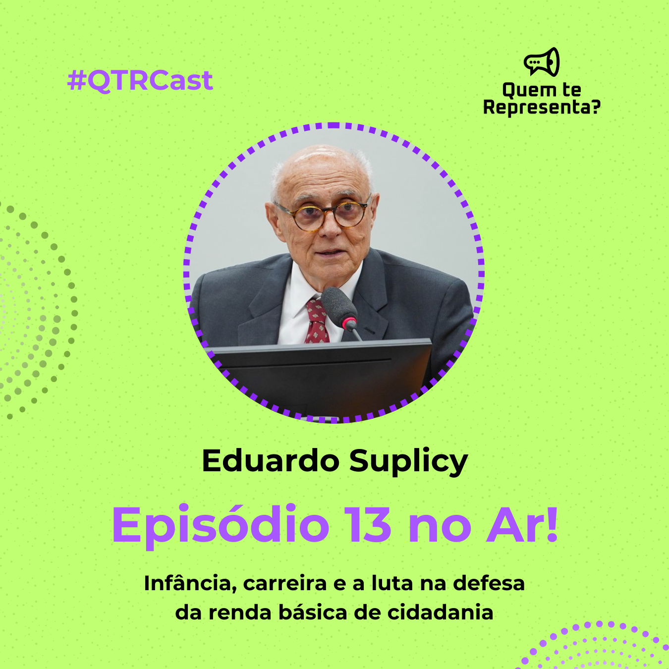 QTRCast Capa Eduardo Suplicy