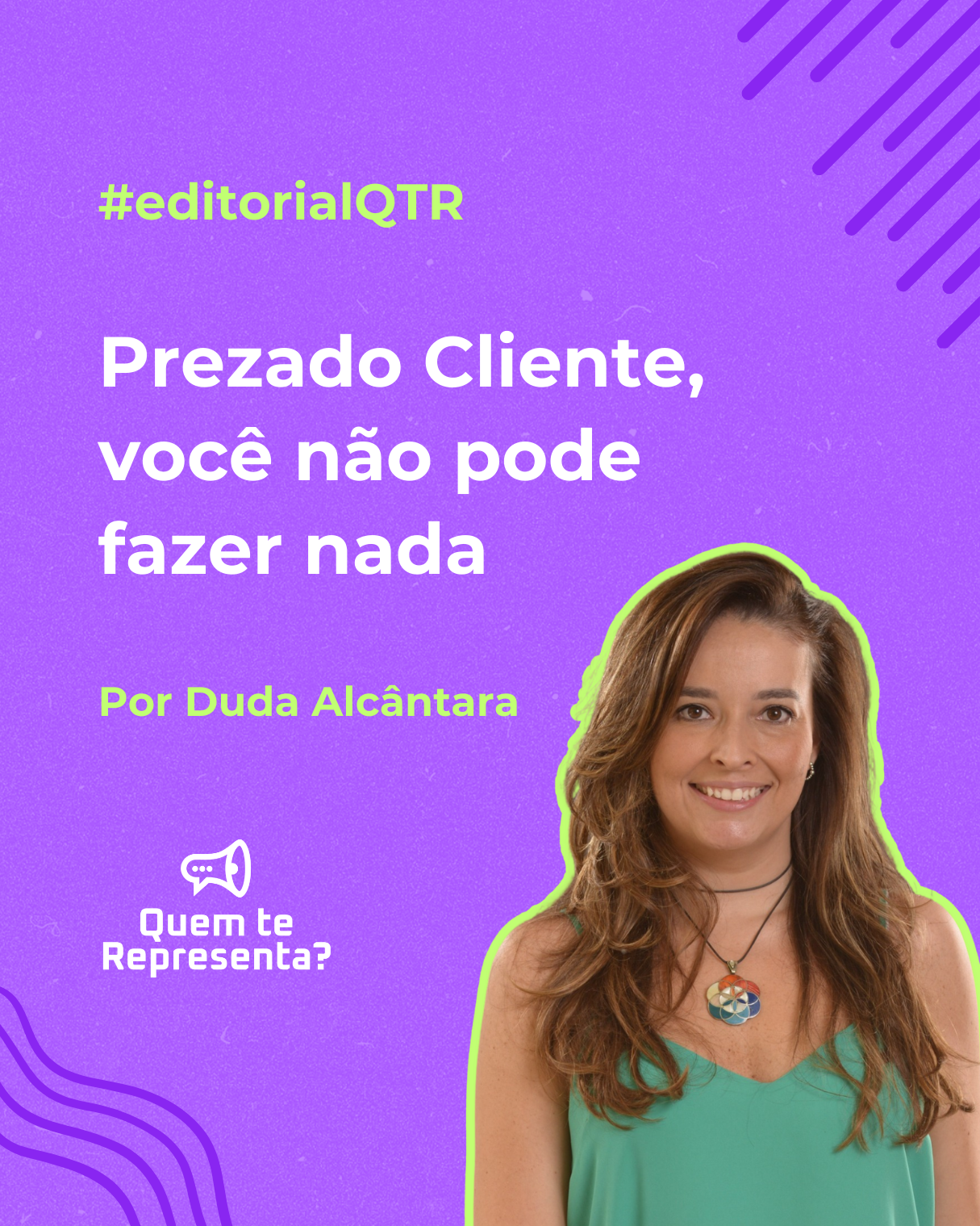 Prezado Cliente, você não pode fazer nada